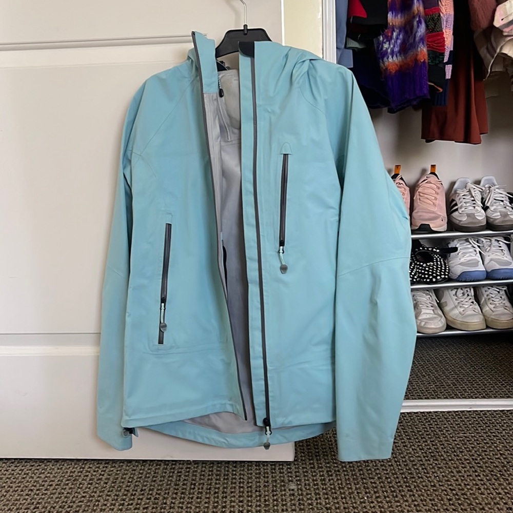 Baby Blue L.L. Bean Rain jacket